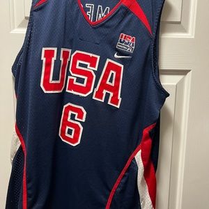 Nike basketball Team USA basketball jersey Lebron